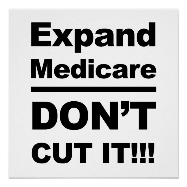 Póster Expanda Medicare — No lo corte (Anverso)