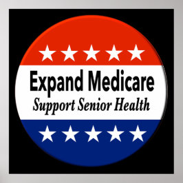 Póster Expanda Medicare para apoyar al Poster de salud de