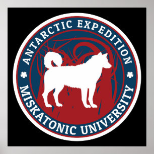 Póster Expedición Antártica de la Universidad Miskatónica
