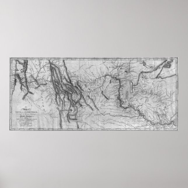 Póster Expedición de Lewis y Clark (Frente)