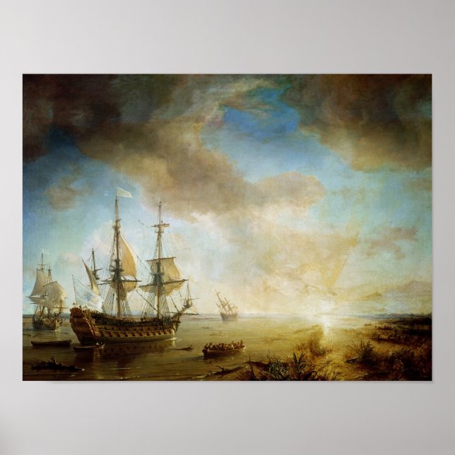 Póster Expedición de Robert Cavelier de La Salle (Frente)