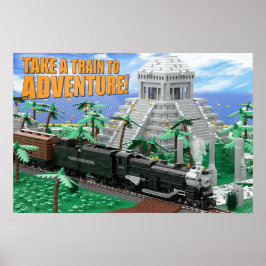 Póster Expedición en Tren a Ruinas Antiguas