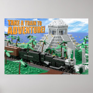 Póster Expedición en Tren a Ruinas Antiguas