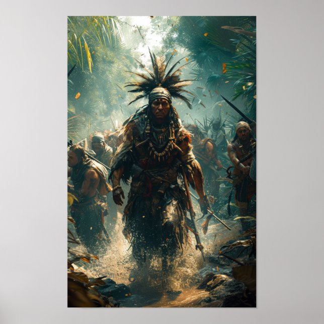 Póster Expedición española 01370 - Poste de resistencia f (Frente)