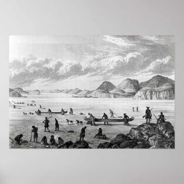 Póster Expedición que atraviesa Point Lata en el (Frente)