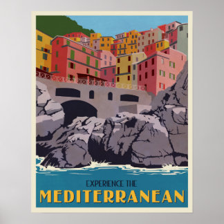 Póster Experimente el Mediterráneo