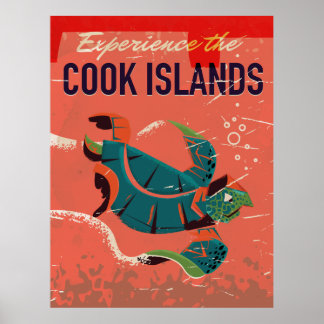 Póster Experimente el poster de viaje vintage de las isla