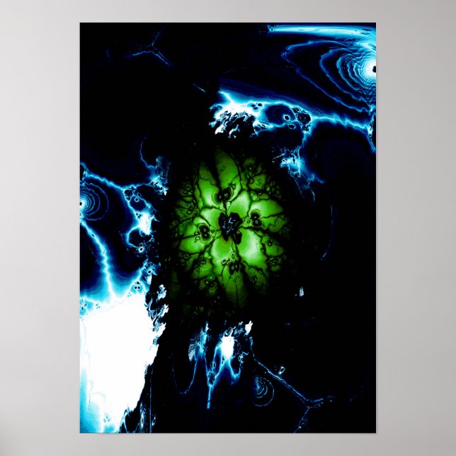 Póster Experimento científico (Frente)