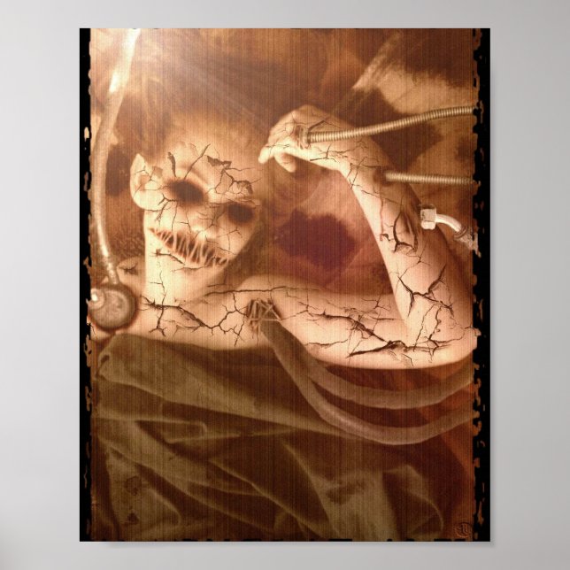 Póster Experimentos Delicados de Caída (Frente)