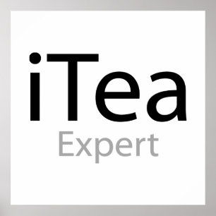 Póster Experto en té