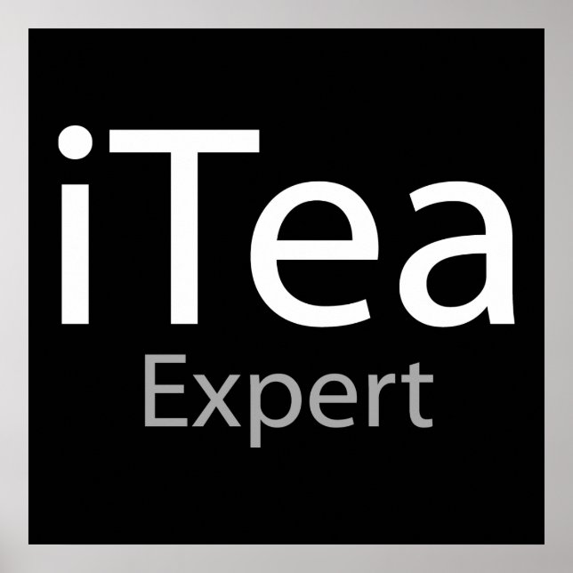 Póster Experto en té (Experto en TI) (Frente)