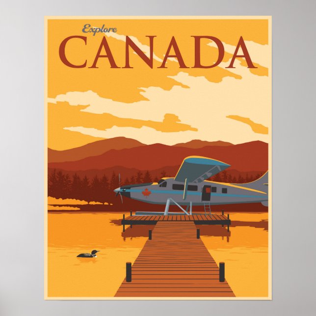 Póster ¡Explora Canadá! (Frente)