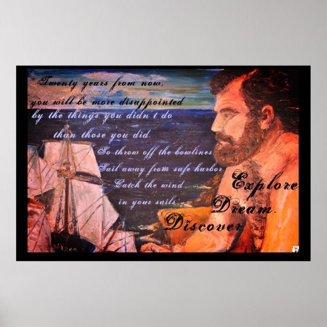 Póster Explora. Soñar. Descubrir (Frente)