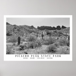 Póster Exploración del Parque Estatal Picacho, en el desi