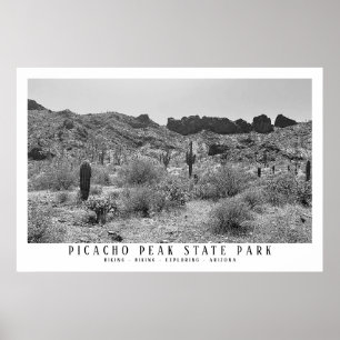 Póster Exploración del Parque Estatal Picacho, en el desi