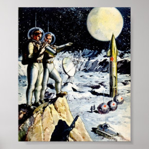 Póster Exploración espacial