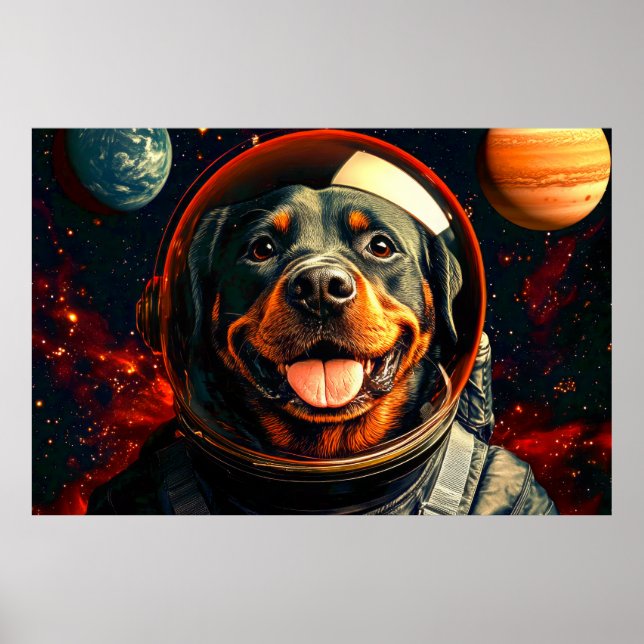 Póster Exploraciones de Rottweiler (Frente)