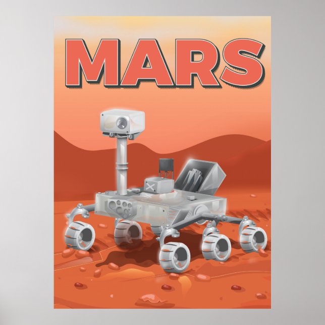 Póster Explorador de Marte (Frente)