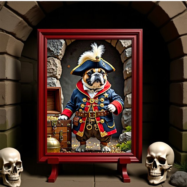 Póster Explorador de Pirate Regal de Bulldog francés (Subido por el creador)