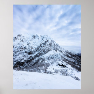 Póster explorador del país de las maravillas de invierno