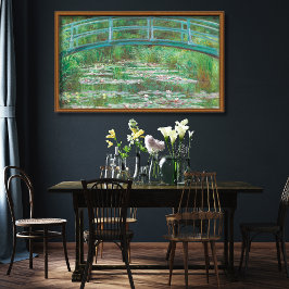 Póster Explorando el puente japonés de Monet (1899)