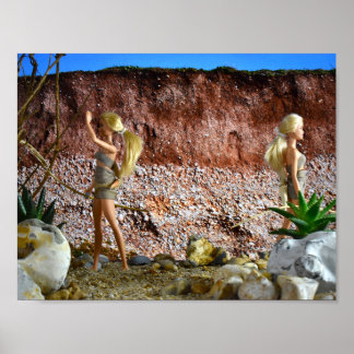 Póster Explorando la ruta. poster