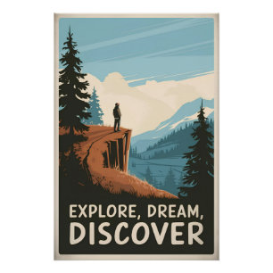 Póster Explorar el descubrimiento de sueños