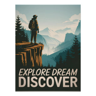 Póster Explorar el descubrimiento de sueños