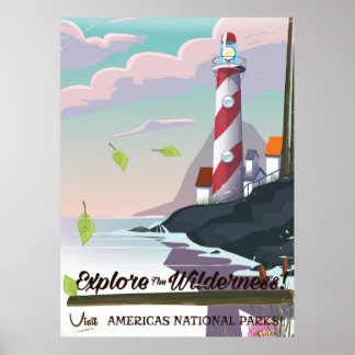 Póster Explorar la luz de la naturaleza
