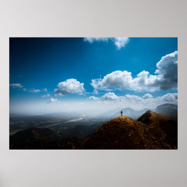 Póster Explorar nuevas alturas (Frente)