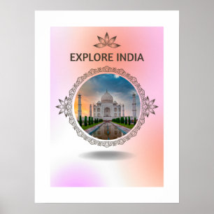 Póster Explorar Poster de India