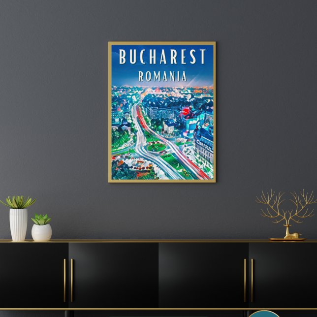 Póster Explorez les merveilles de Bucarest (Bucarest : Histoire riche, créativité en plein essor.)