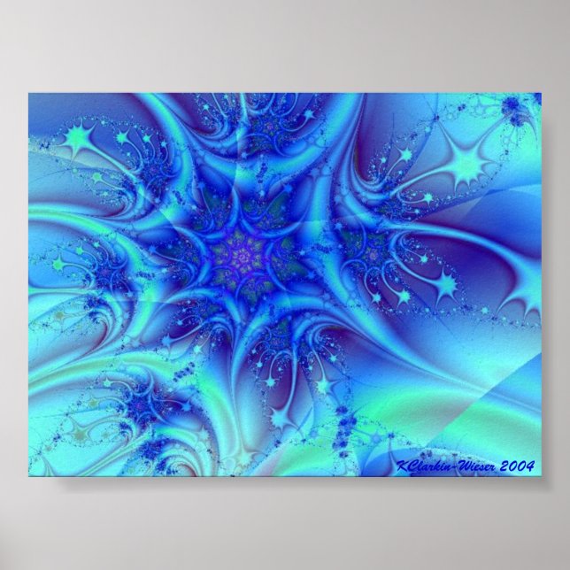 Póster Explosión azul (Frente)