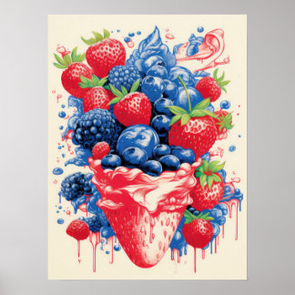 Póster Explosión de Berry Bliss