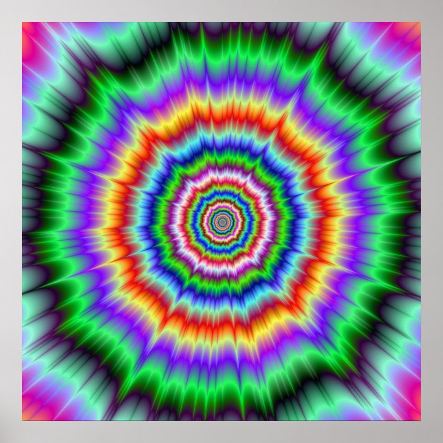 Póster Explosión de bogoteo ocular poster (Frente)