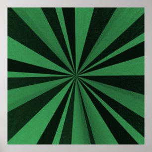 Póster Explosión de Color - Verde