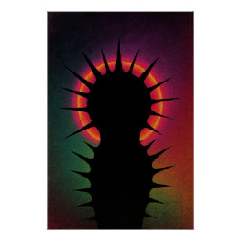 Póster Explosion de couleurs et de textures