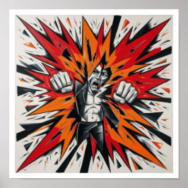 Póster Explosión de eco