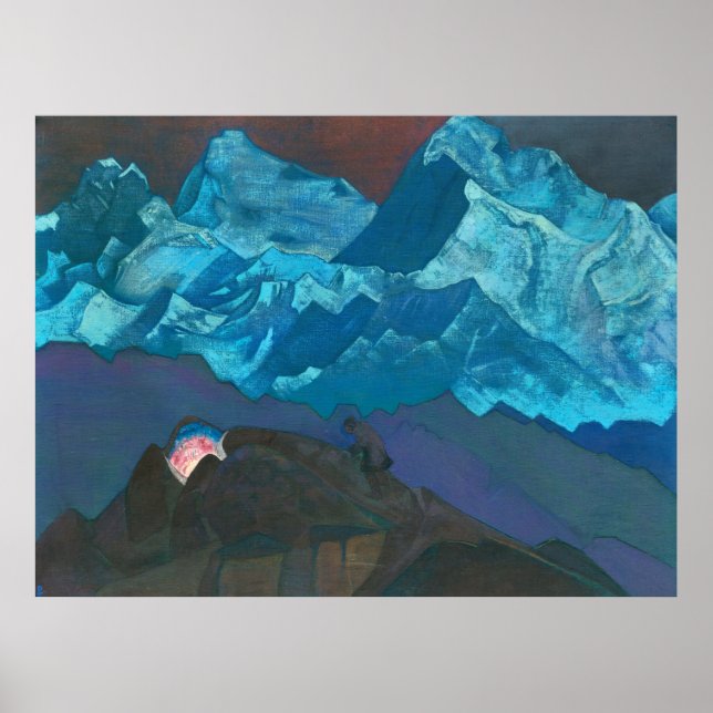 Póster Explosión de fuego por Nicholas Roerich (Frente)