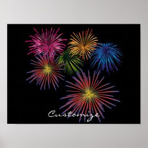 Póster Explosión de fuegos artificiales Thunder_Cove