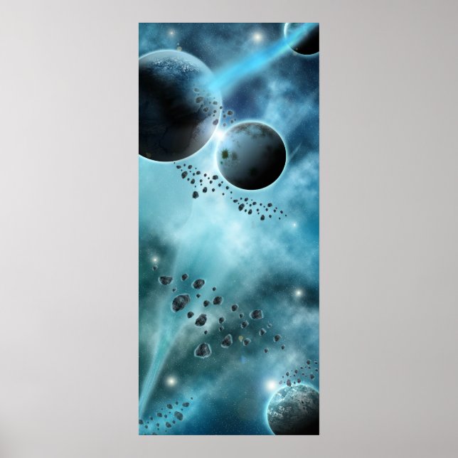 Póster Explosión de galaxia (Frente)