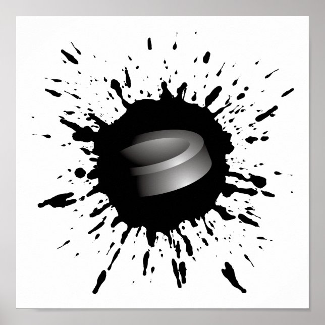 Póster Explosión de hockey (Frente)