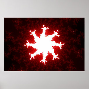 Póster Explosión del rojo