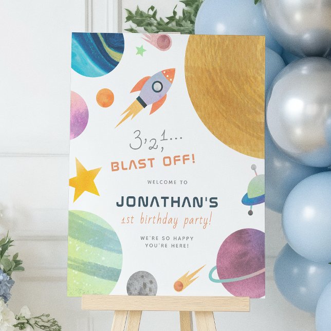 Póster ¡Explosión! Viaje De Cohetes Alrededor Del Cumplea (Subido por el creador)