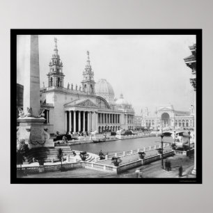 Póster Expo colombina de los mundos en 1893