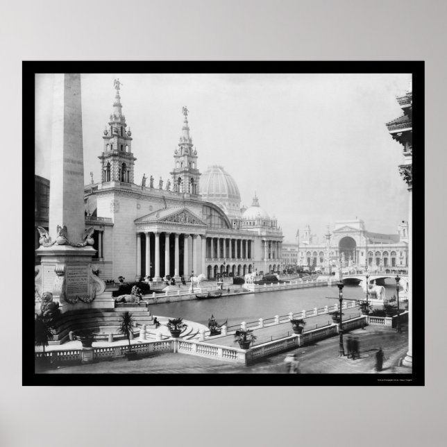 Póster Expo de Colón del Mundo en 1893 (Frente)