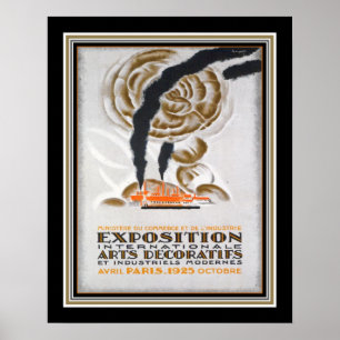 Póster Exposición 1925 de París del art déco