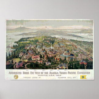 Póster Exposición Alaska-Yukón-Pacífico 1909