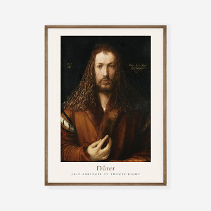 Póster Exposición Albrecht Dürer Durer Self Retrato 1500