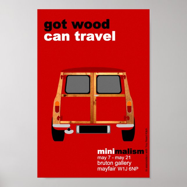 Póster Exposición clásica original de Mini Countryman (Frente)